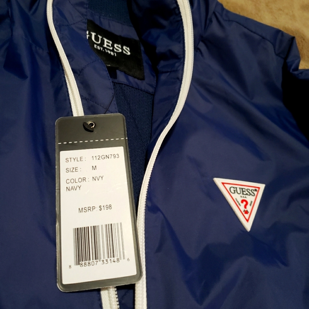 Medium blue Guess sping jacket